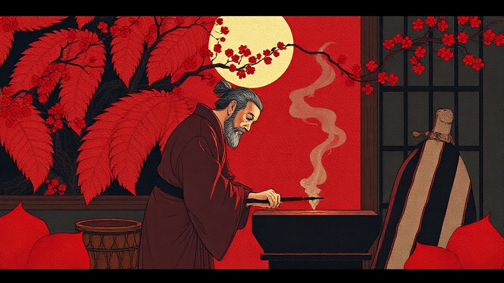 A blacksmith forges a glowing red-hot key on an anvil, surrounded by broken rusted keys, with a lit keyhole visible on a stone wall behind.